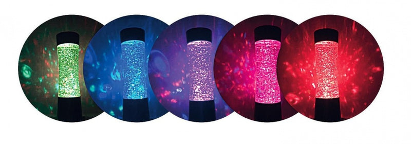glitter led- lamp Shake and Shine 15 cm blauw