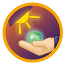 Glow in the dark knikkers 3 in set 2,5 cm