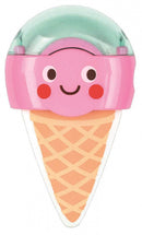 gum en puntenslijper ijsje junior 9 cm roze