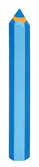 gum in potloodvorm 11 cm blauw