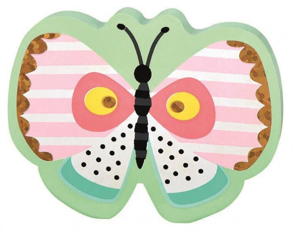 gum Flowers & Friends Vinder 4,7 cm rubber roze/groen