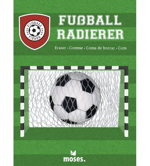 gum Voetbal 3,5 cm zwart/wit