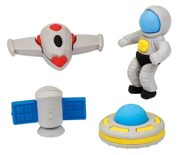 gummenset ruimtevaart/UFO 4-delig