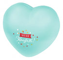 Happy Me stressbal hart blauw