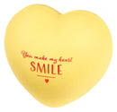 Happy Me stressbal hart geel