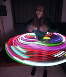 hoelahoep Ready go! led 80 cm wit