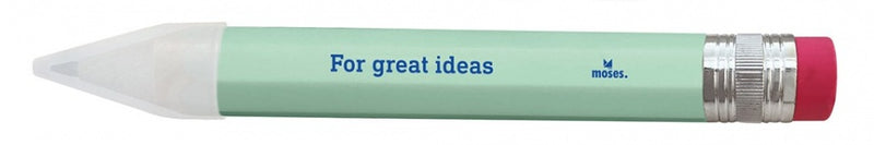 home office XXL potlood met gum 25 cm lichtgroen