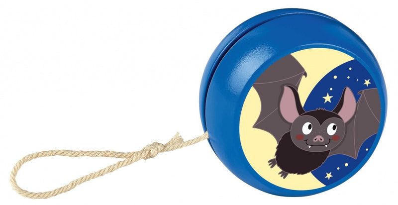 jojo Krabbelkäfer hout vleermuis junior 5,5 cm blauw