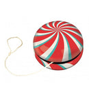 jojo van blik diameter 5,6 cm rood/wit