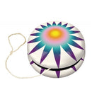 jojo van blik diameter 5,6 cm wit/paars