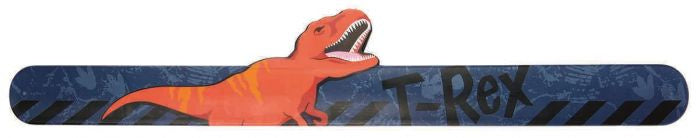 klaparmband T-rex 33 x 5,7 cm donkerblauw