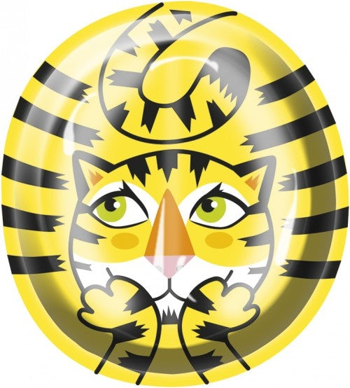 klik-klak Tijger 7 cm geel