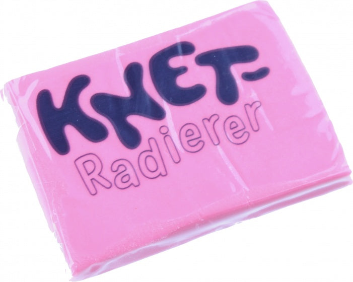kneedgum 4,5 x 3 x 0,8 cm roze