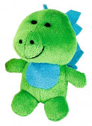 knuffel dino in ei blauw/groen 9 cm