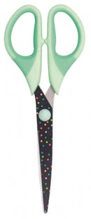 knutselschaar 16 cm rvs rubber mintgroen