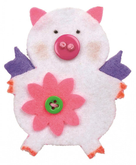 knutselset junior wol/vilt 187-delig