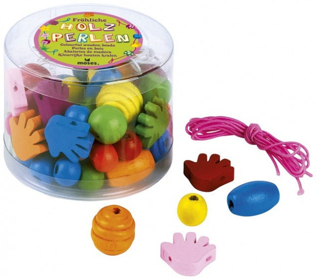 kralenset Handjes hout