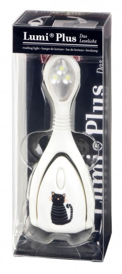 Leeslamp Libri_x Lumi Plus kat wit 13 cm
