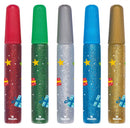 lijmstiften glitter junior 7,5 cm 10 ml 5-delig