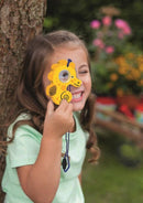 loep zeepaardje junior 30 cm hout geel