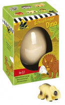 Magisch dinosaurus-ei 6 cm geel