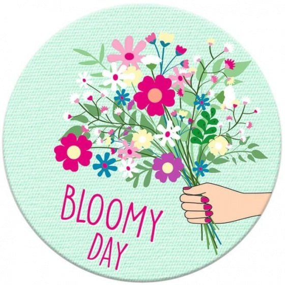 magneet Bloomy Day 5,5 cm mintgroen