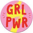 magneet Girl Power 5,5 cm rond