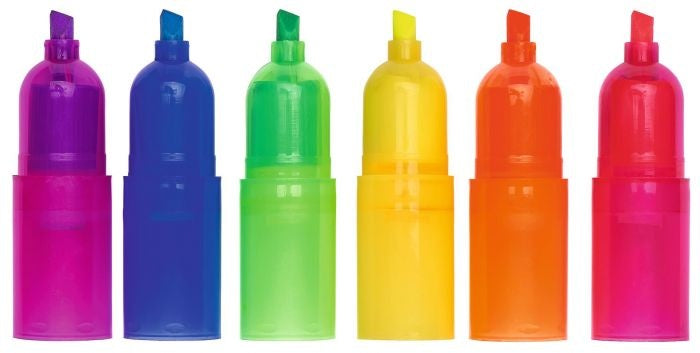 markeerstift bontgekleurd 21 x 2 cm