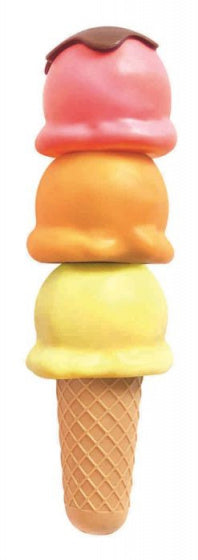 markeerstiften Be happy ijsbollen junior roze 3-delig