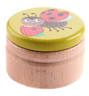 melktanddoosje lieveheersbeestje groen 5 cm