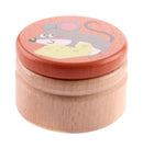 melktanddoosje muis bruin 5 cm