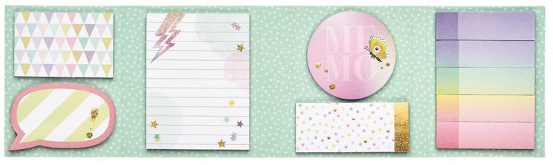 memoblaadjes Flowers & Friends junior 9 cm 400 stuks