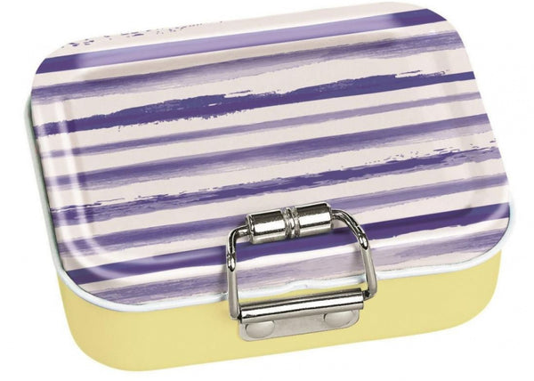 mini-bureaubox strepen staal geel/blauw/wit 7-delig