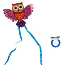 mini vlieger Uil junior 6 meter 13 x 10 x 0,1 cm roze