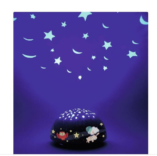 nachtlamp sterrenhemel junior 14,5 cm donkerblauw