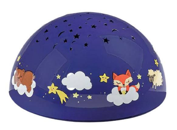 nachtlamp sterrenhemel junior 14,5 cm donkerblauw