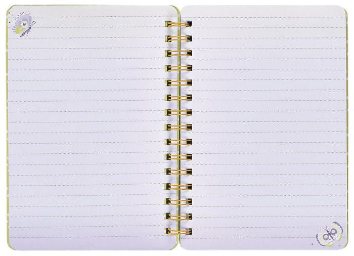 notitieboekje bloemen meisjes 15 x 21 cm papier