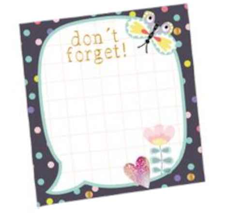 notitietape Flowers & Friends Don't Forget 5 meter papier