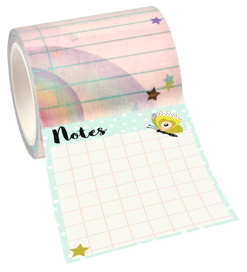 notitietape Flowers & Friends Notes 5 meter papier