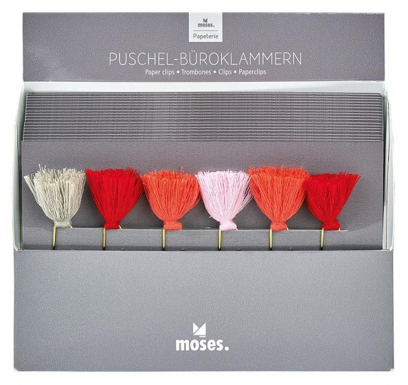 paperclips met kwastje 6 stuks goud