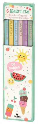 potloden Be happy junior 18.9 cm pastelkleuren