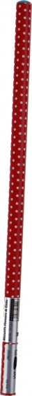 potlood Flower and Dots rood 18 cm