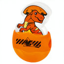 puntenslijper/gum dino jongens kunststof 6 cm oranje