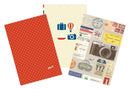 Reizen notitieboek A6 set van 3