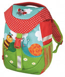 rugzak Krabbelkäfer 6 liter groen/rood