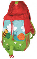 rugzak Krabbelkäfer 6 liter groen/rood
