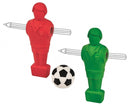 set gummen Kick It 8 cm junior rood/groen 3-delig