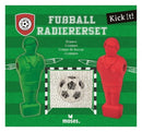 set gummen Kick It 8 cm junior rood/groen 3-delig