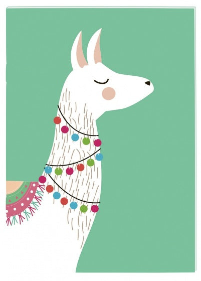 set van 3 schrift lama