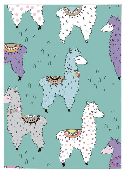 set van 3 schrift lama